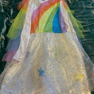 Rainbow Fairy Kids Costume light up accents